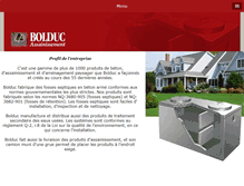 Tablet Screenshot of bolducassainissement.com